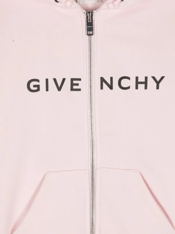 Givenchy Kids ジップアップ パーカー | ピンク | FARFETCH JP