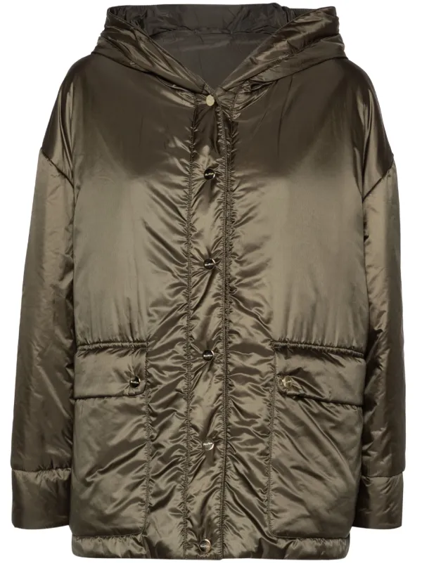 Max Mara Greenmo Padded Hooded Coat - Farfetch