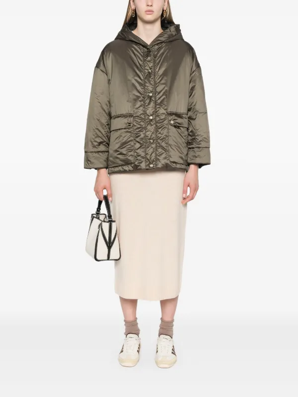 Max Mara Greenmo Padded Hooded Coat - Farfetch