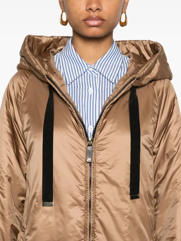 アウターその他 MAX MARA Women Outer 2511081051600001 P25 BROWN Max Mara Hooded Parka Coat | Brown | FARFETCH