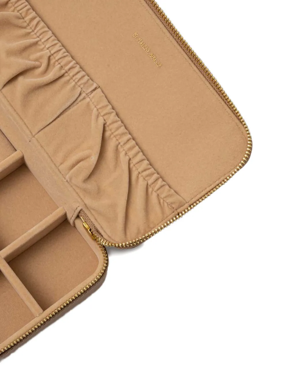 By Malene Birger Leren sieradendoos Beige