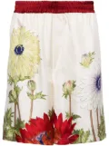 Pierre-Louis Mascia floral-print bermuda shorts - Neutrals