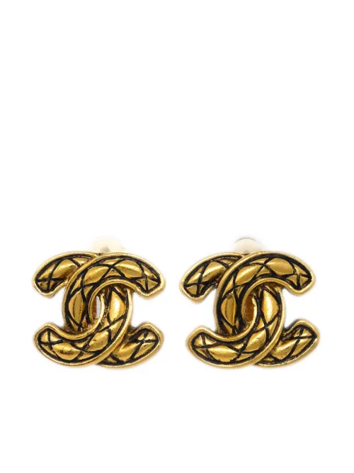 Boucles d'oreilles à clip (années 1990-2000) - CHANEL Pre-Owned - Modalova
