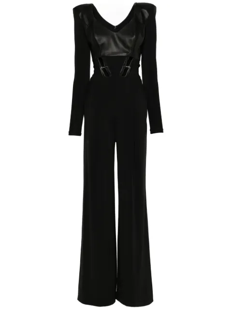 MITILIANE COUTURE jumpsuit con paneles y detalle de piercing