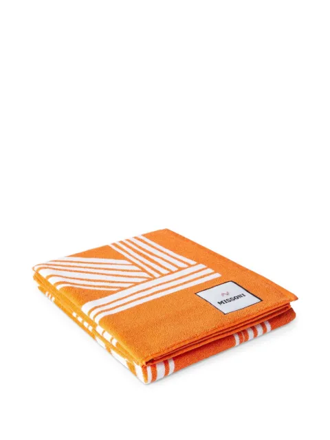 Missoni Home Nastri pattern bath towel (180cm x 100cm)