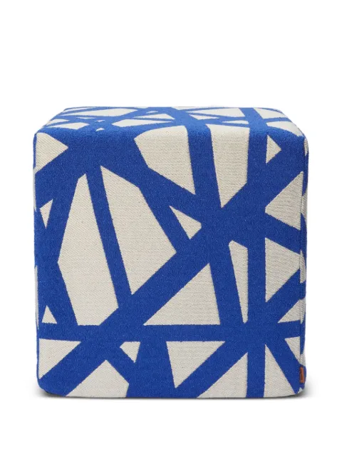 Missoni Home geometric-pattern footstool (40cm x 40cm)