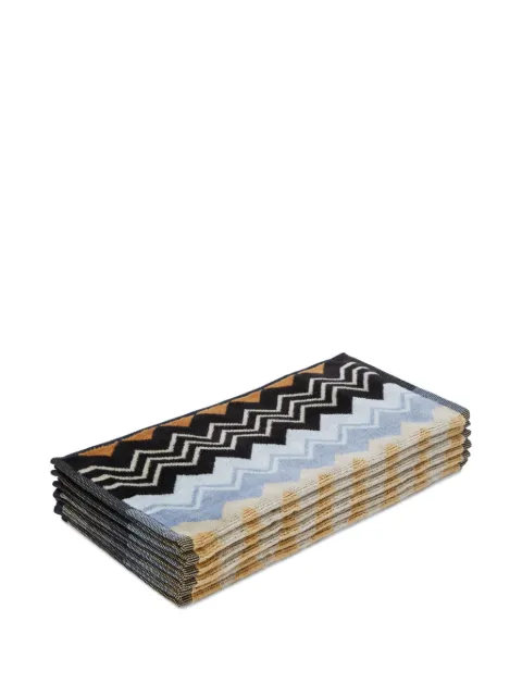 Missoni Home zigzag-pattern towels (pack of six)