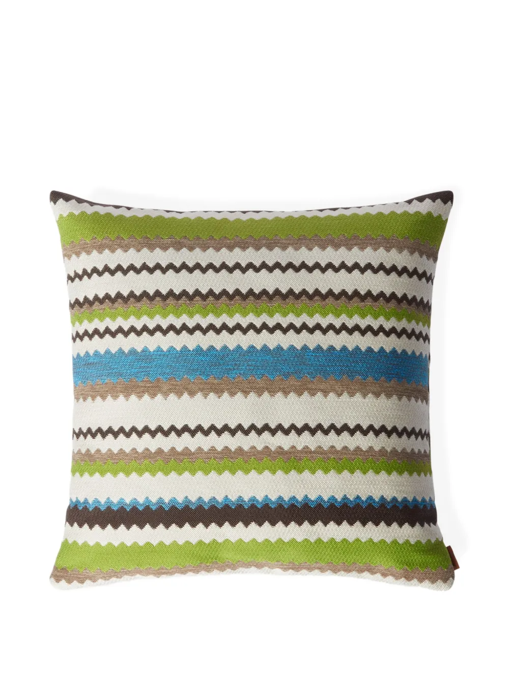 Missoni Home zigzag-pattern cushion | Blue | Image 1