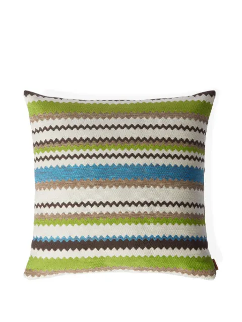 Missoni Home zigzag-pattern cushion