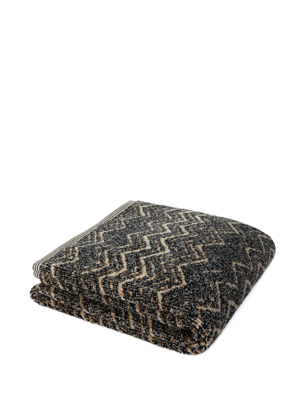 Missoni Home Azul bath towel (150cm x 100cm) - ブラウン Missoni Home Azul bath towel (150cm x 100cm) - ブラウン