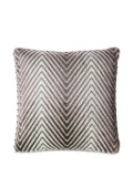 Missoni Home chevron velvet cushion (40cm x 40cm) - Brown