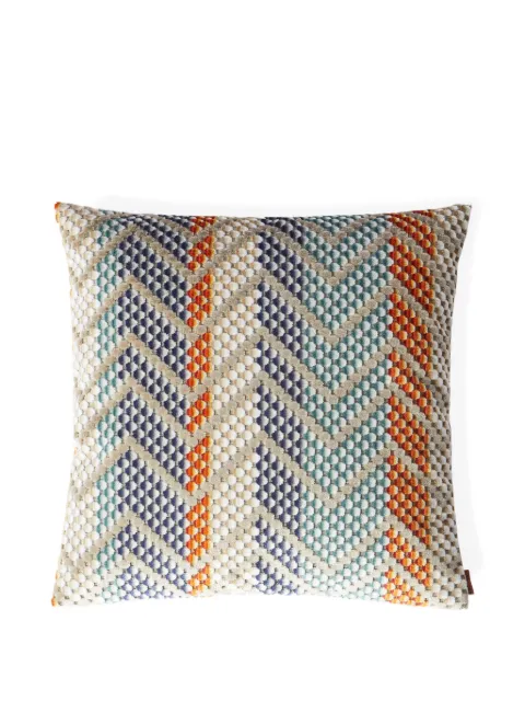 Missoni Home chevron-patterned cushion