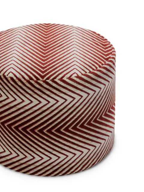 Missoni Home Ziggy chevron-pattern pouffe (40cm x 30cm)
