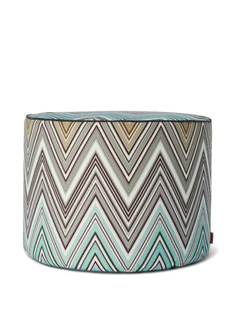 Missoni Home chevron-pattern footstool (40cm x 30cm)