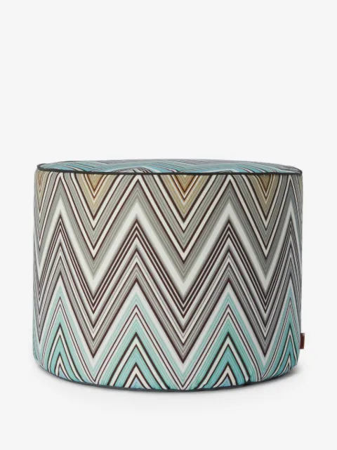 Missoni Home chevron-pattern footstool (40cm x 30cm)