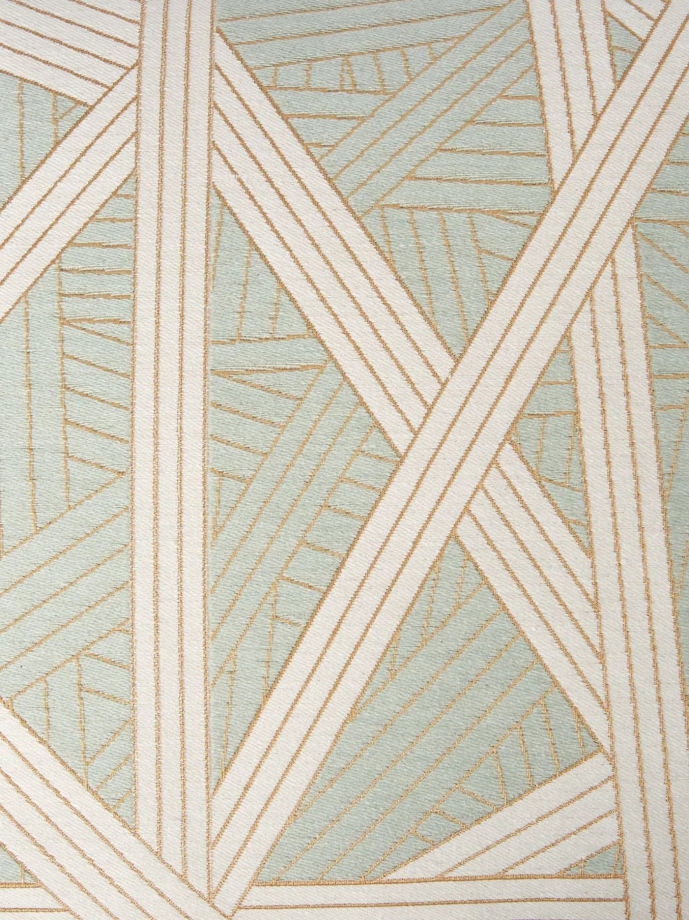 Missoni Geometric-pattern Cushion In Green