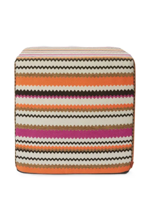 Missoni Home Cancun Hocker mit Zickzackmuster (40cm x 40cm)
