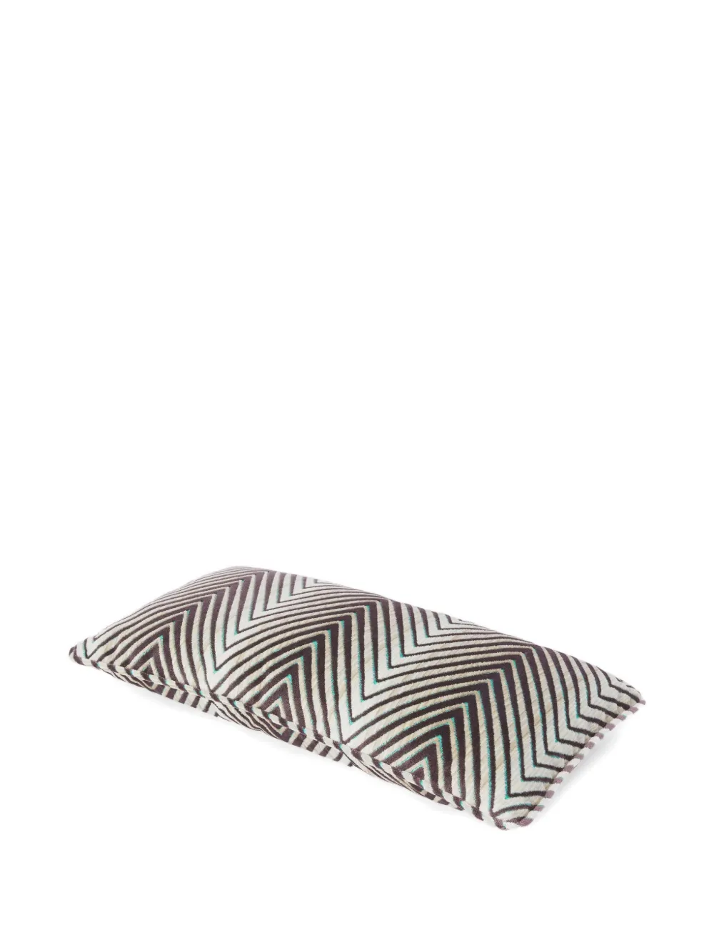 Missoni Chevron-pattern Velvet Cushion In Multi