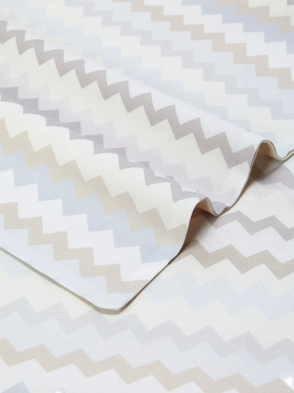 Missoni Valparaiso Chevron-pattern Bedding In White