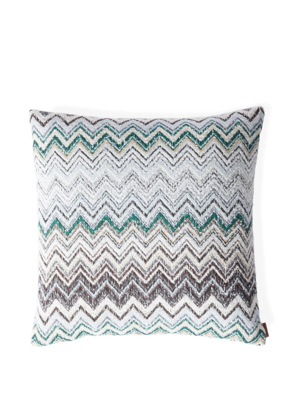 Missoni Home zig-zag patterned cushion | White | Image 1