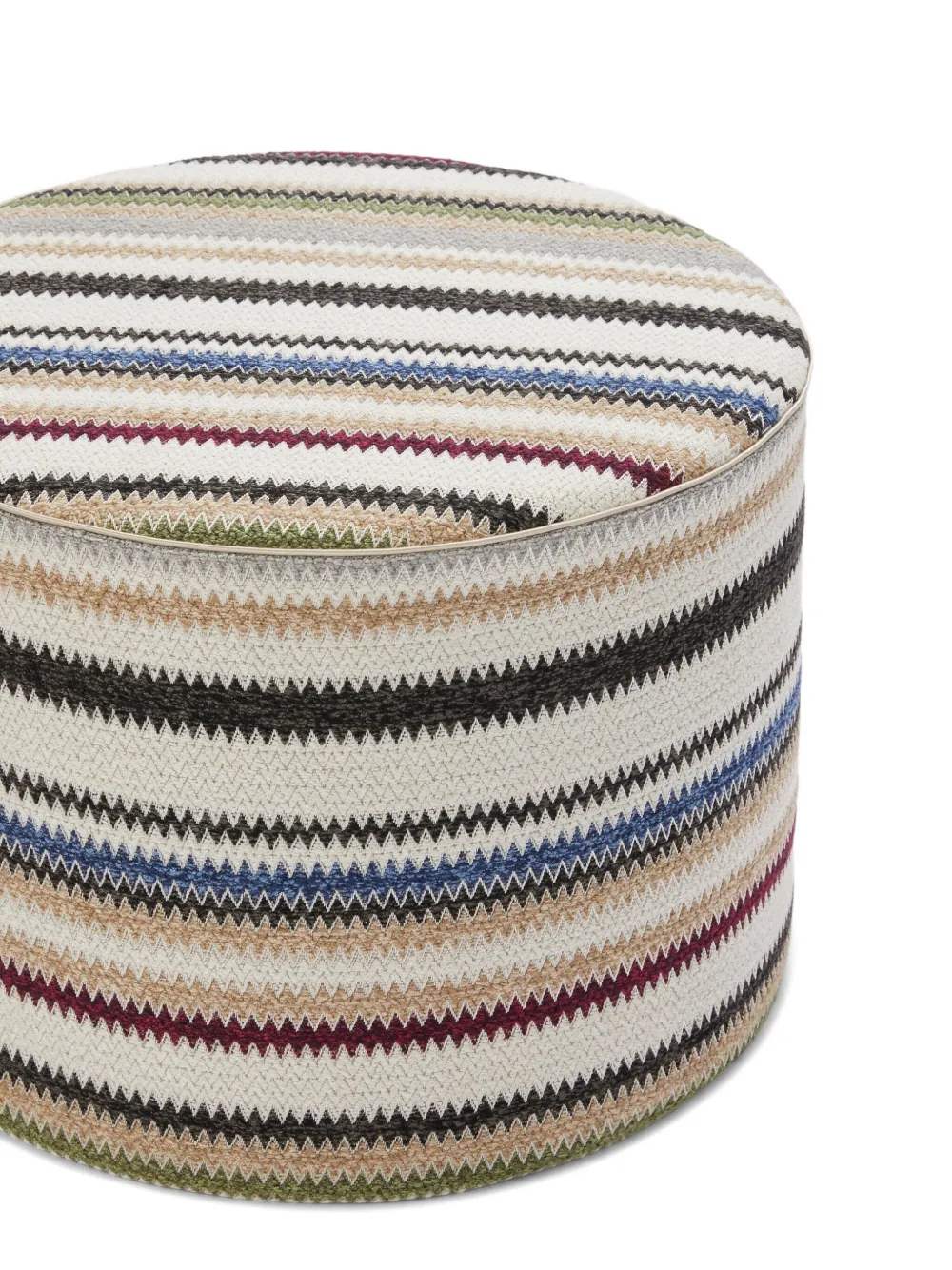 Missoni Striped Zig-zag Stool (40cm X 30cm) In White