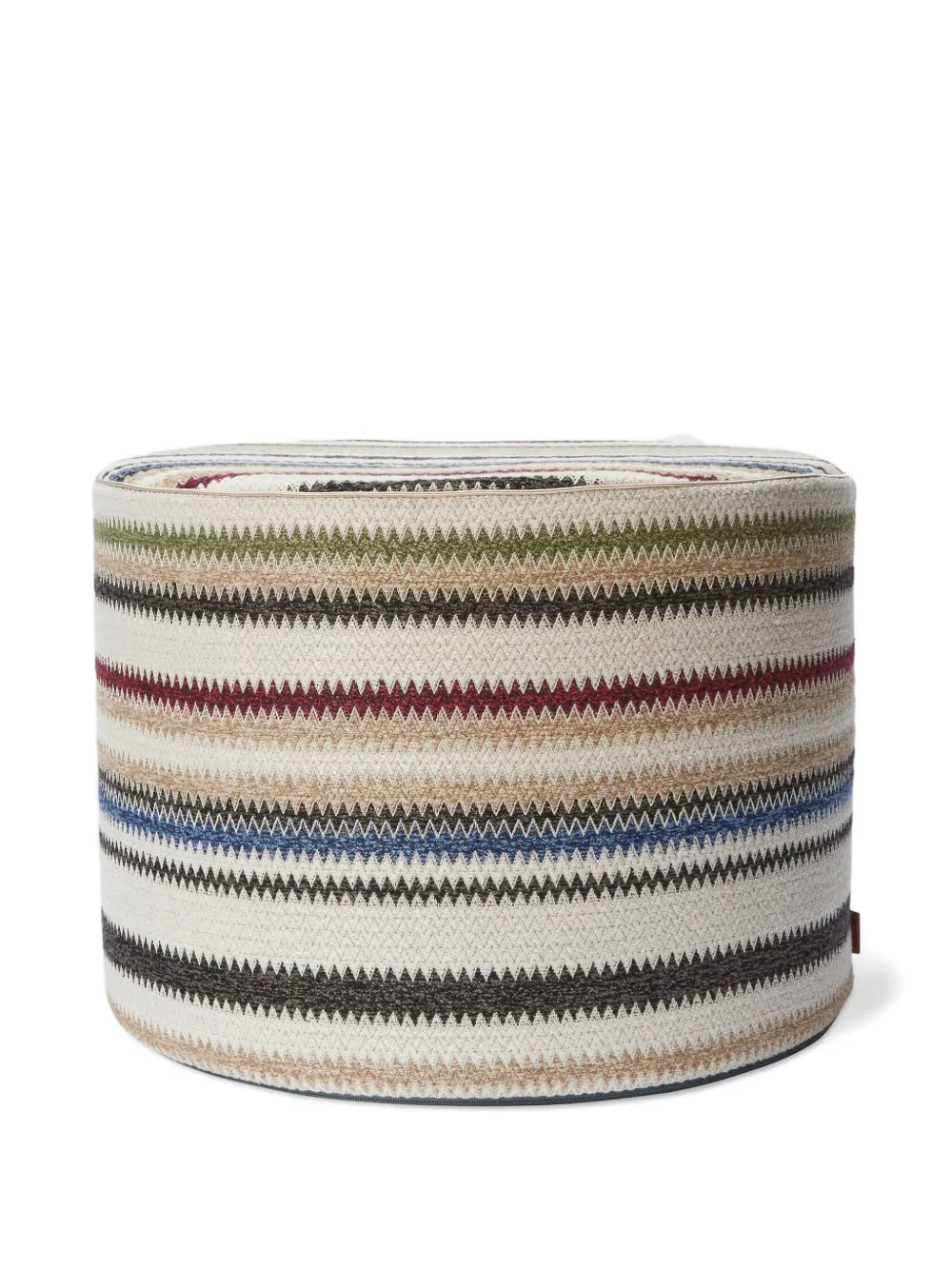Missoni Striped Zig-zag Stool (40cm X 30cm) In White