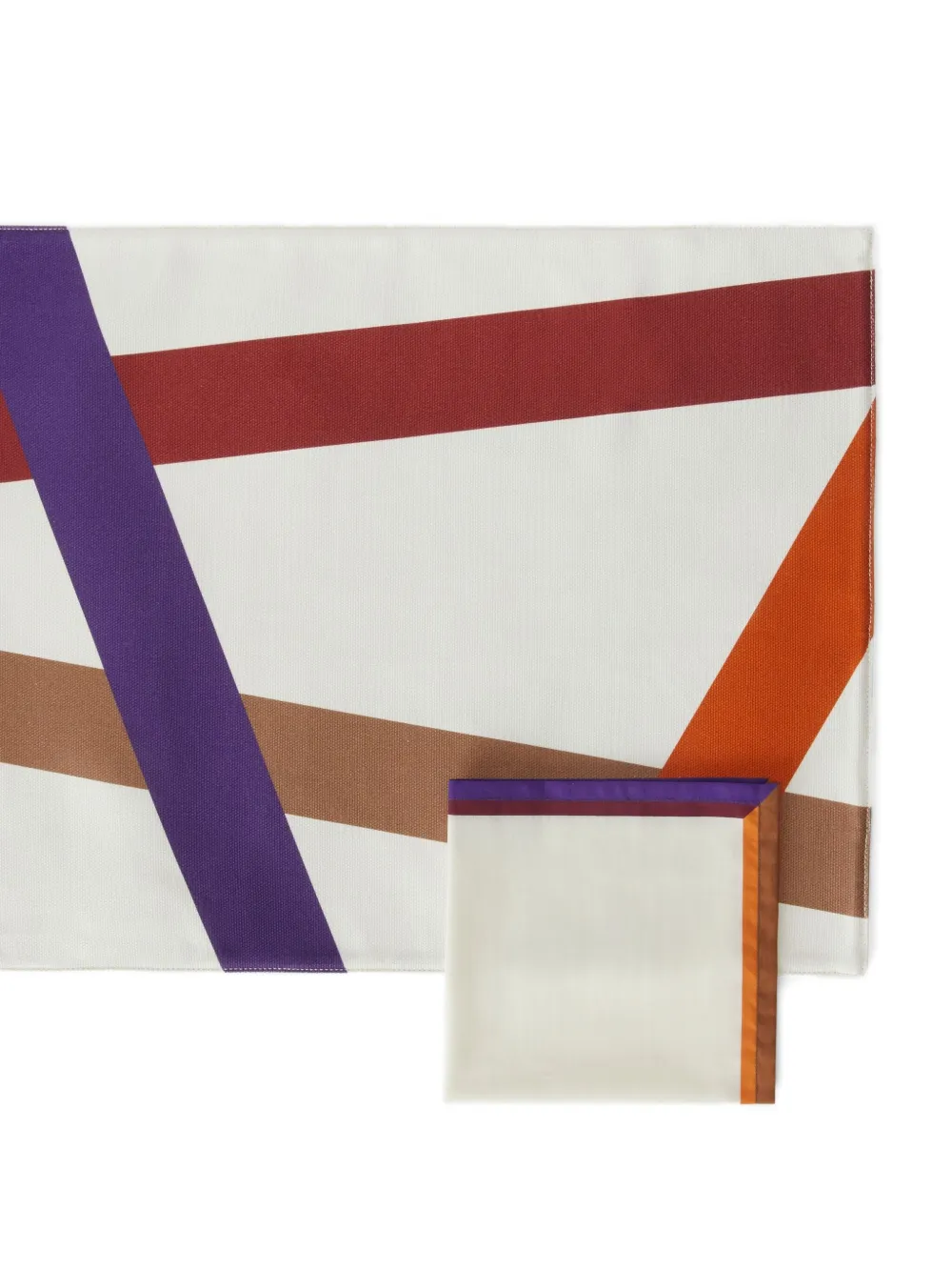 Missoni Home Nastri diagonal-stripe table cloth set | Table Linens | Image 2