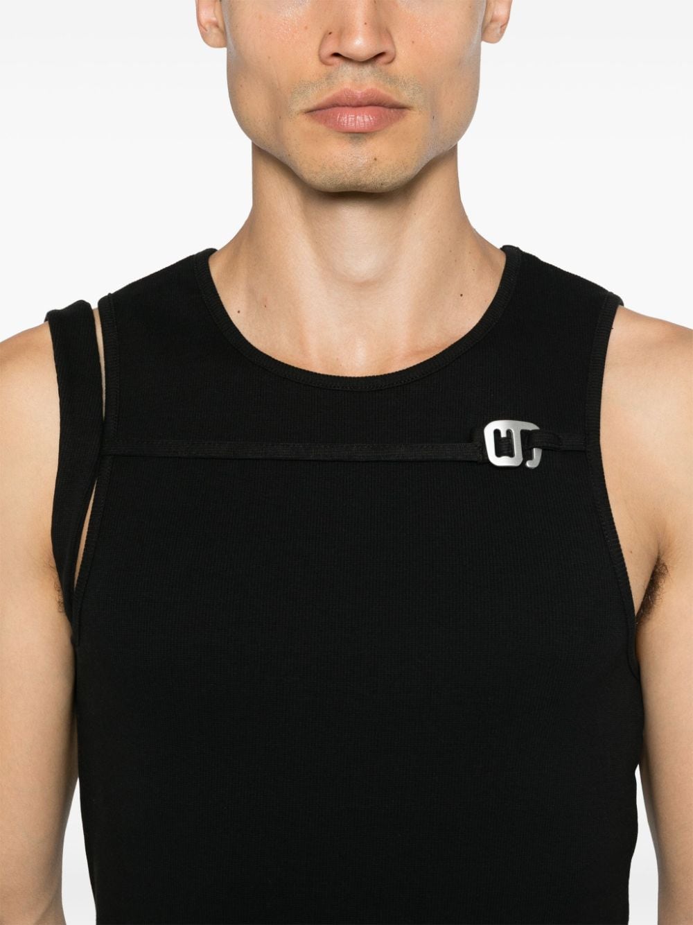 Shop Heliot Emil Gregaria Tank Top In Black