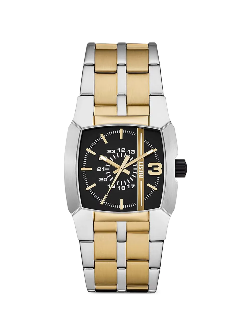 Diesel black Cliffhanger stainless steel watch - Nero