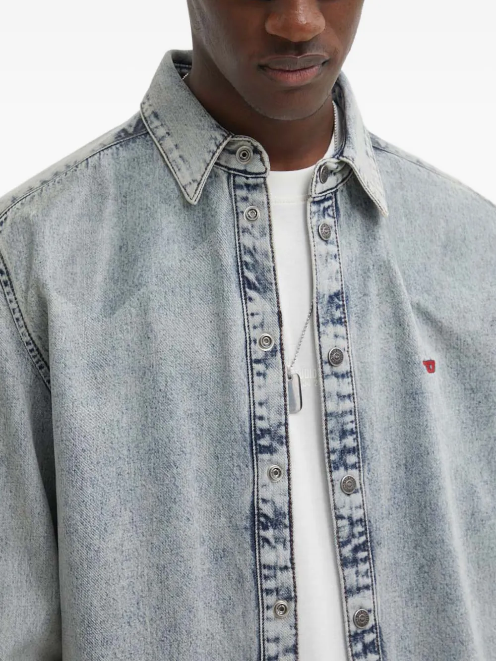 Diesel D-Simply overhemd Grijs