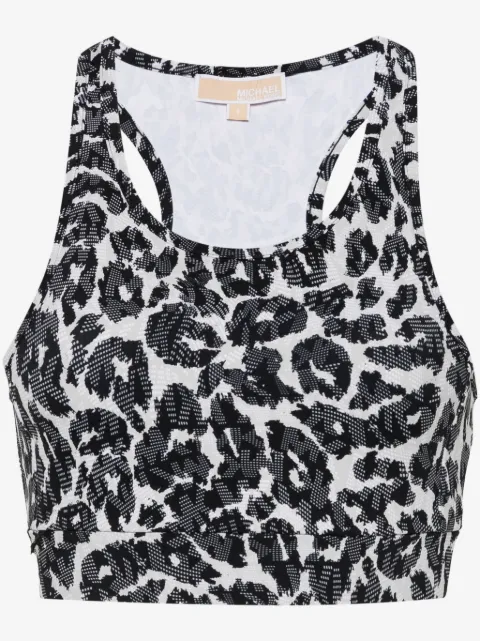 Michael Michael Kors bra deportivo con motivo de leopardo