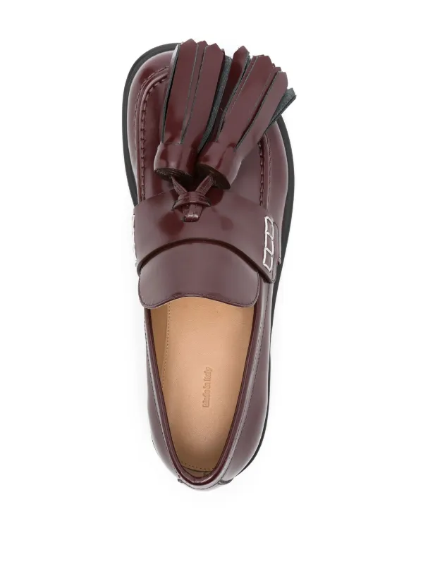 JW Anderson タッセル ローファー | ブラウン | FARFETCH JP
