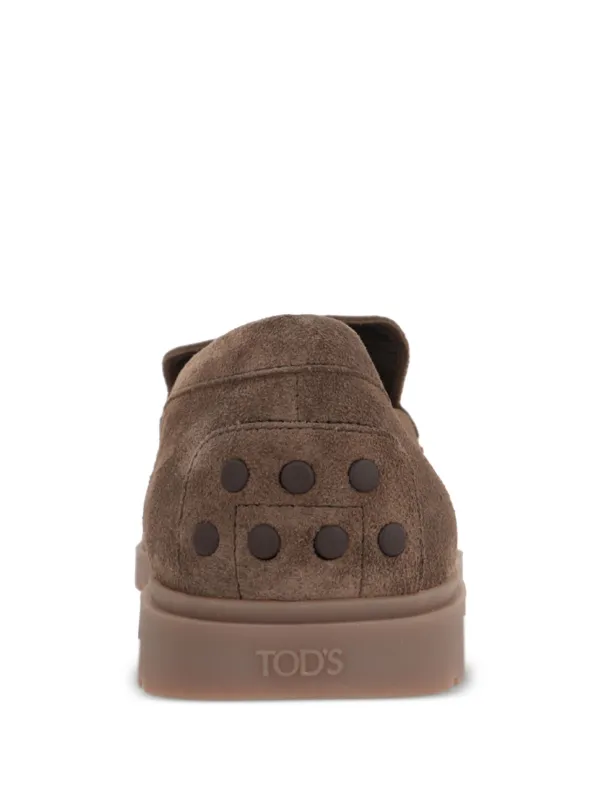 ローファー・オックスフォード TOD'S SUEDE LOAFERS Tod's Suede Loafers | Neutrals | FARFETCH