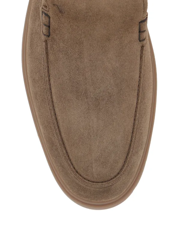 ローファー・オックスフォード TOD'S SUEDE LOAFERS Man BROWN Loafers in Suede XXM02E0EC60OA69CS610 | Tods