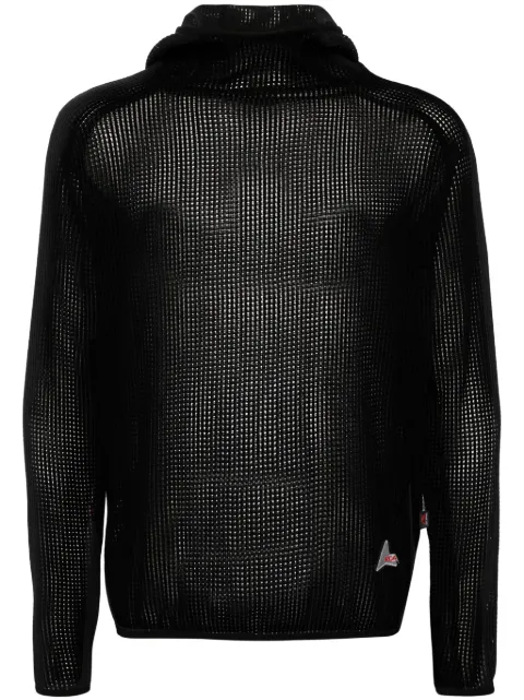 ROA embroidered-logo hoodie 