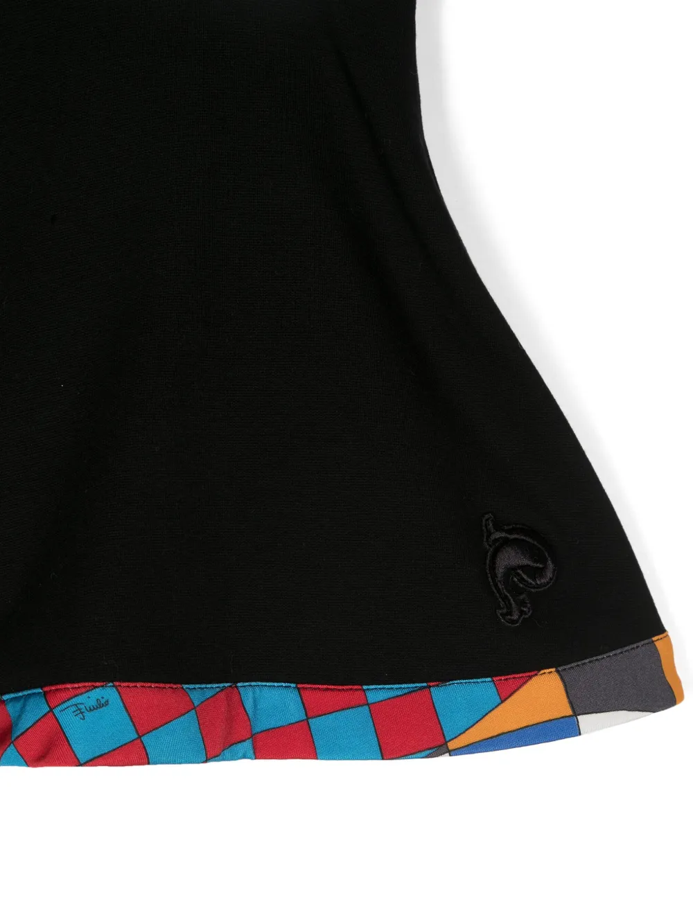 PUCCI Junior Shorts met geborduurd logo Zwart