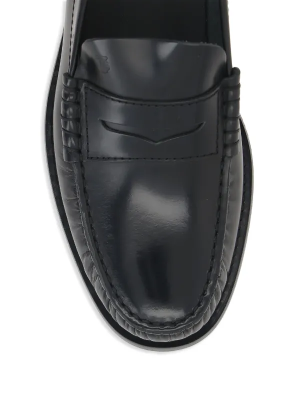 KK TOD'S レザー ペニーローファー ブラック 7.5 Tod's レザー ペニーローファー | ブラック | FARFETCH JP