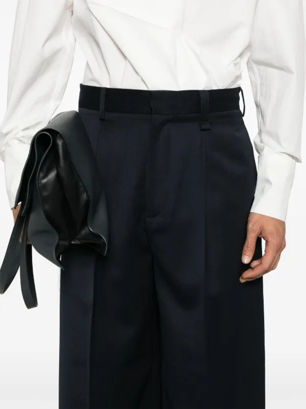 Simone Rocha Pleated wide-leg Trousers | Blue | FARFETCH