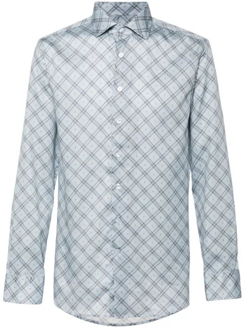 ETRO paisley-print checked shirt
