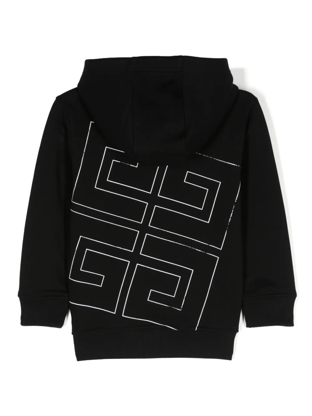 Givenchy Kids Hoodie met logoprint Zwart