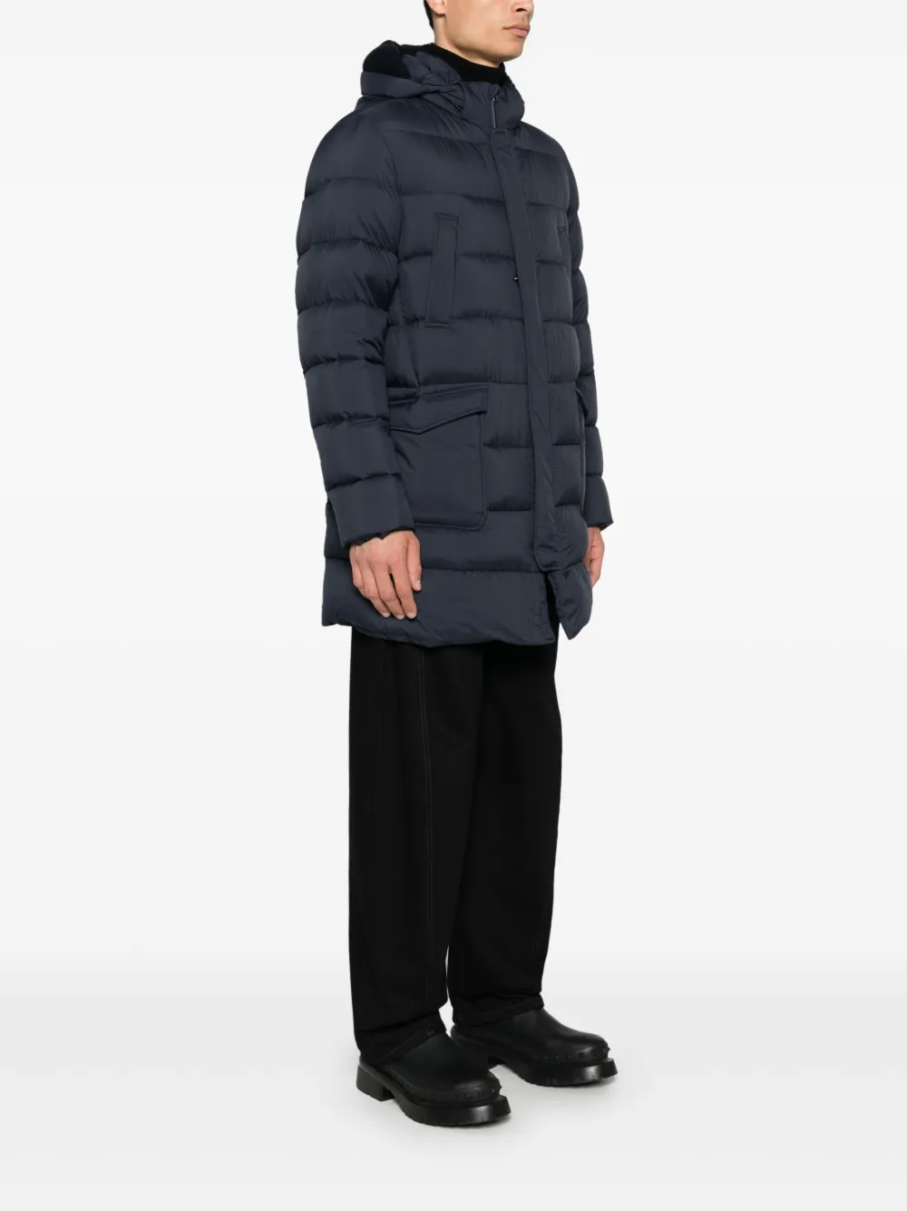Herno Gewatteerde donsjas Blauw