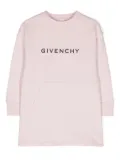 Givenchy Kids logo-print jersey dress - Pink
