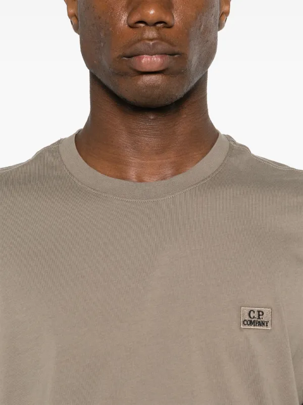 【関税込み】C.P. Company グリーン ロゴプリント Tシャツ C.P. Company ロゴ Tシャツ | グリーン | FARFETCH JP