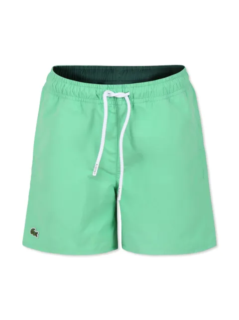 Lacoste Kids shorts de playa con cordones