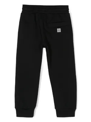 キッズ用ボトムス GIVENCHY FW22 JOGGER (H24183T_A47) Givenchy Kids 4G motif-patch Track Pants | Black | FARFETCH