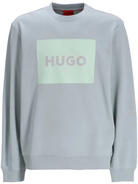 HUGO logo-print cotton sweatshirt