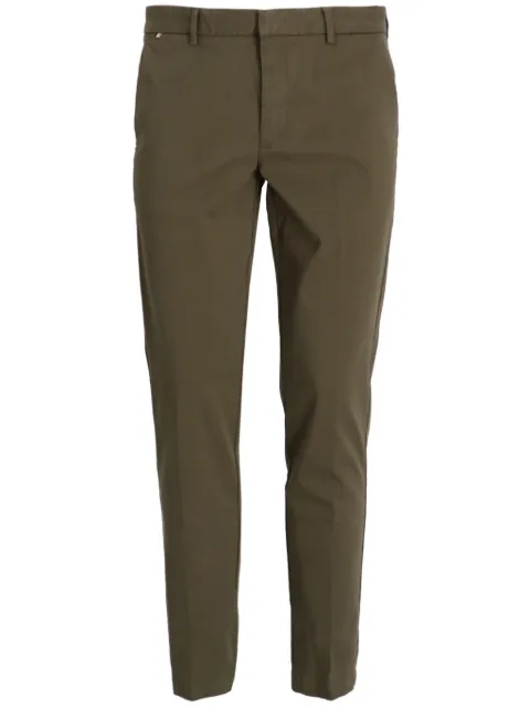 BOSS Kaito logo-patch cotton-blend trousers