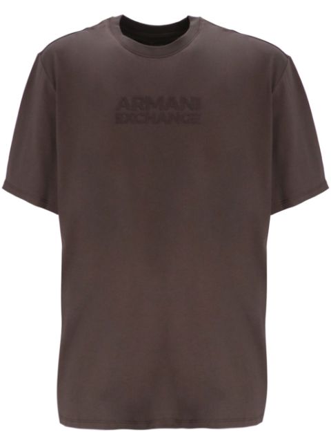 Armani Exchange logo embroidered t-shirt Men