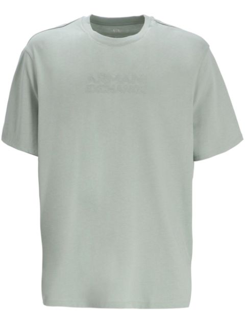 Armani Exchange logo embroidered t-shirt Men