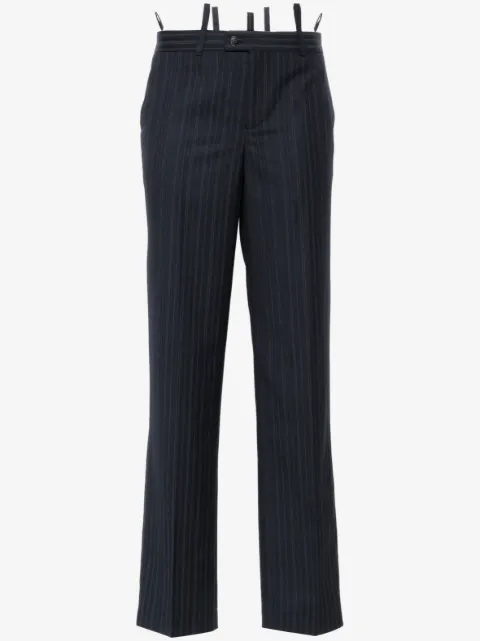 BETTTER pinstriped tailored straight trousers